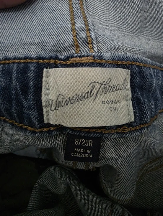 Denim Blue Women's Overalls Universal Threads Size 8 - Picture 4 of 7